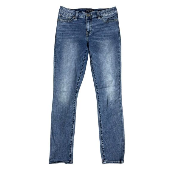 Lucky Brand Lolita Skinny Sz 6/28 Jeans Distressed Medium Wash - Picture 1 of 6